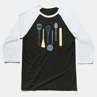 Vintage Kitchen Utensils for Cooks Baseball T-Shirt